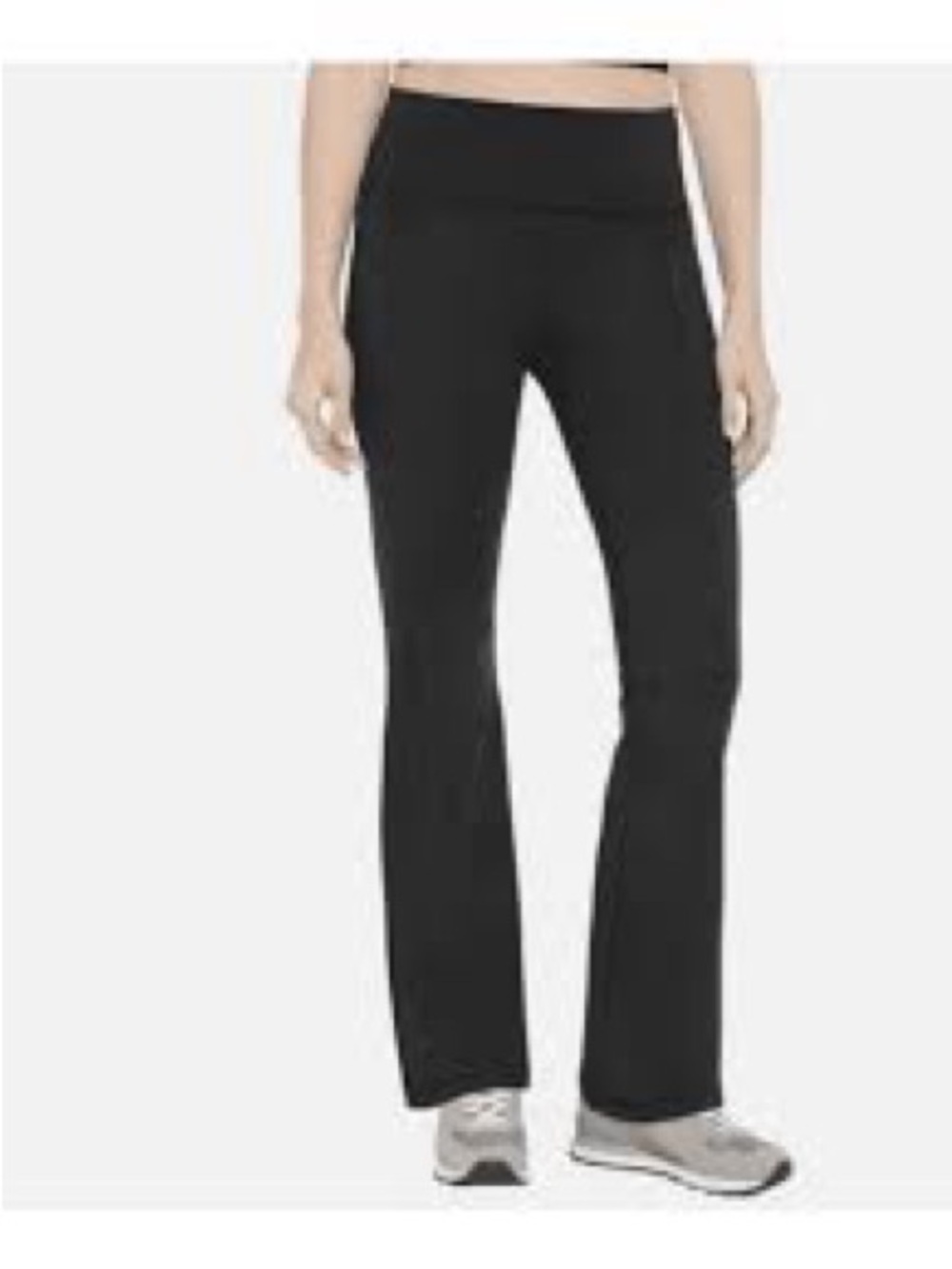 GAP Fit Black Wide-Leg Legging Pants